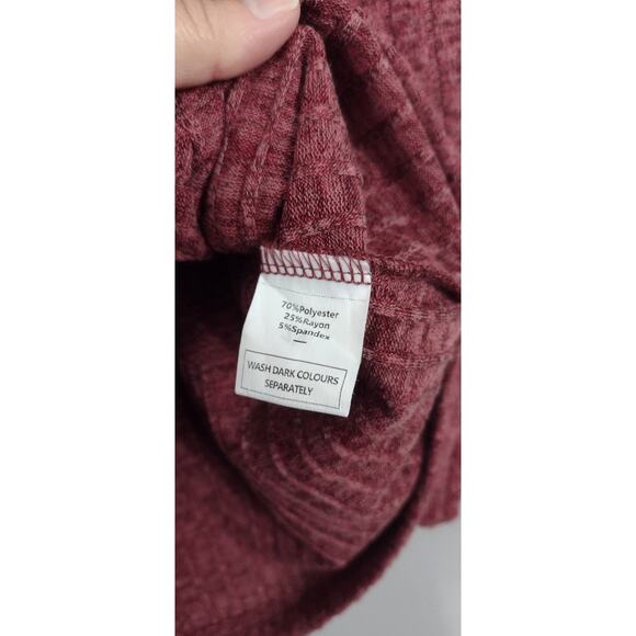 OFEEFAN Womens Lagenlook Mauve Pullover Sweater Polyester Rayon Spandex XXL - Picture 9 of 13